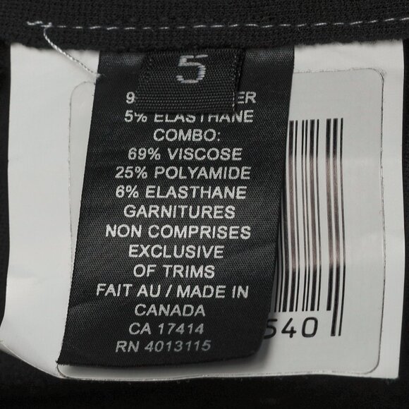 Marie Saint Pierre Black & Metallic Blue Ruffle Ponte Open-Front Coat - Picture 9 of 9